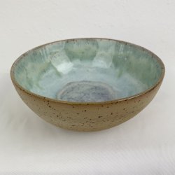 Keramiksk�l til morgenmad og snacks - Gr�nne / bl�lige farver