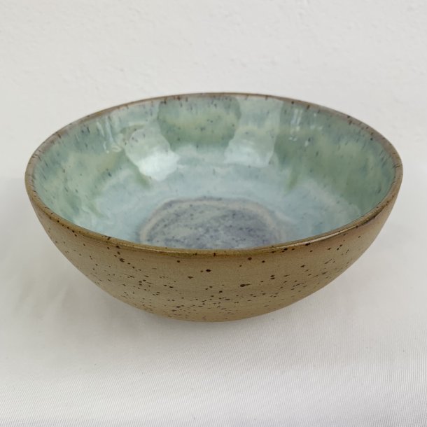 Keramiksk�l til morgenmad og snacks - Gr�nne / bl�lige farver