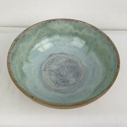 Keramiksk�l til morgenmad og snacks - Gr�nne / bl�lige farver