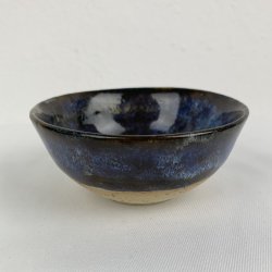 Smykkesk�l / saltkar - Brunlig og bl�lige farver