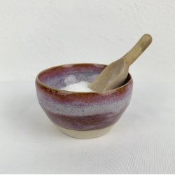 Smykkesk�l / saltkar - Blomme