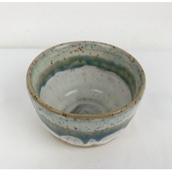 Kop / krus - gr�n/crem med r� bund