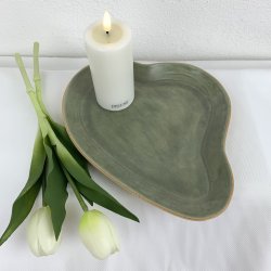 Hjertefad - St�vet gr�n