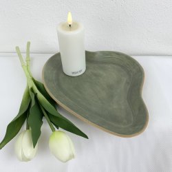 Hjertefad - St�vet gr�n