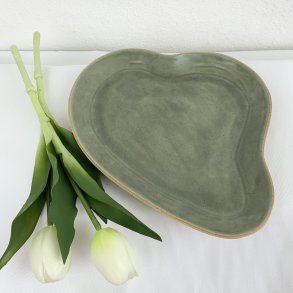 Hjertefad - St�vet gr�n