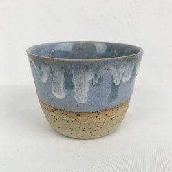 Kop / krus - Bl� med r� bund