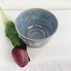 Kop / krus - Bl� med r� bund