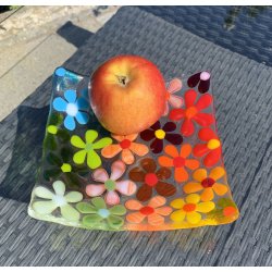 Blomster fad (16x16cm)