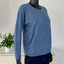 Ofelia Gry Knit Pullover - Blue