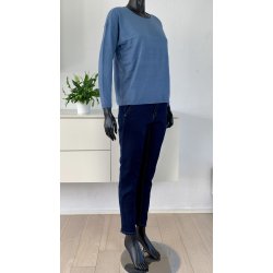 Ofelia Gry Knit Pullover - Blue