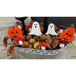 Halloween Spgelser  - St med 2 stk (1 stort + 1 lille)