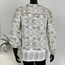 Ofelia Netty Blouse - Sand Combi