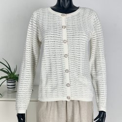 Ofelia Andditz Cardigan - White