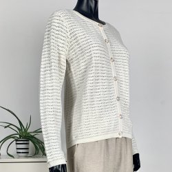 Ofelia Andditz Cardigan - White