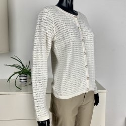 Ofelia Andditz Cardigan - White