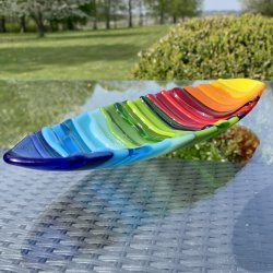 Regnbue fad (26x10cm)