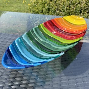 Regnbue fad (36x15cm)