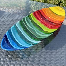 Regnbue fad (36x15cm)