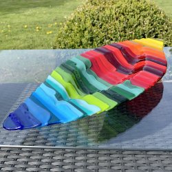 Regnbue fad (55x23cm)