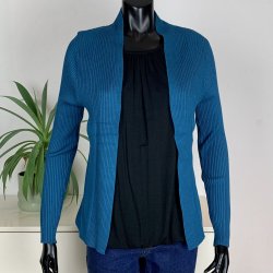 ZE-ZE Florian Cardigan -Teal Blue