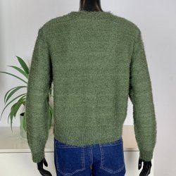 ZE-ZE Christel Cardigan - Cypress Green