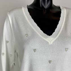 ZE-ZE Norma Pullover - White