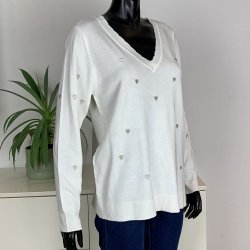 ZE-ZE Norma Pullover - White