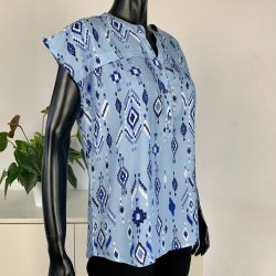 Ofelia Barry Top - Blue Combi