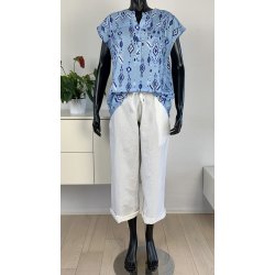 Ofelia Barry Top - Blue Combi