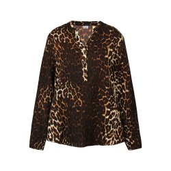 ZE-ZE Nordic Relly 130 blouse - Sort/Brun