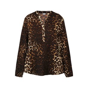 ZE-ZE Nordic Relly 130 blouse - Sort/Brun