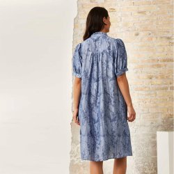 IN FRONT Ludvic dress - Blue