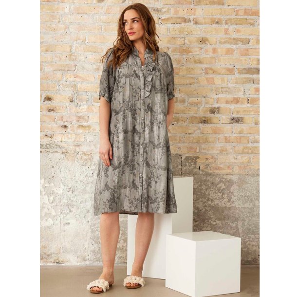 IN FRONT Ludvic dress - Flint grey