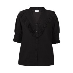 ZE-ZE Franca Shirt - Black