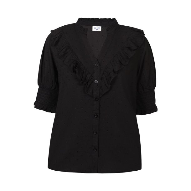 ZE-ZE Franca Shirt - Black