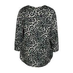 ZE-ZE Nordic Penny Blouse - Green