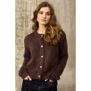 ZE-ZE Helle Cardigan - Chokolade 