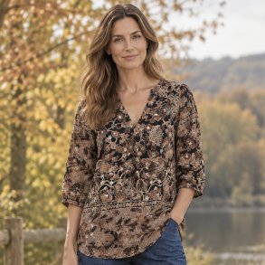 ZE-ZE Lulu Blouse - Black