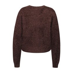 ZE-ZE Helle Cardigan - Chokolade 