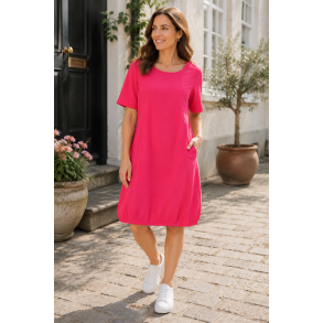ZE-ZE Calista Tunic - Raspberry