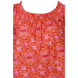ZE-ZE Kena Dress - Coral Poppy