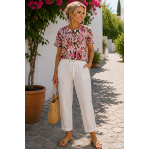 Ofelia Esra Pants - White