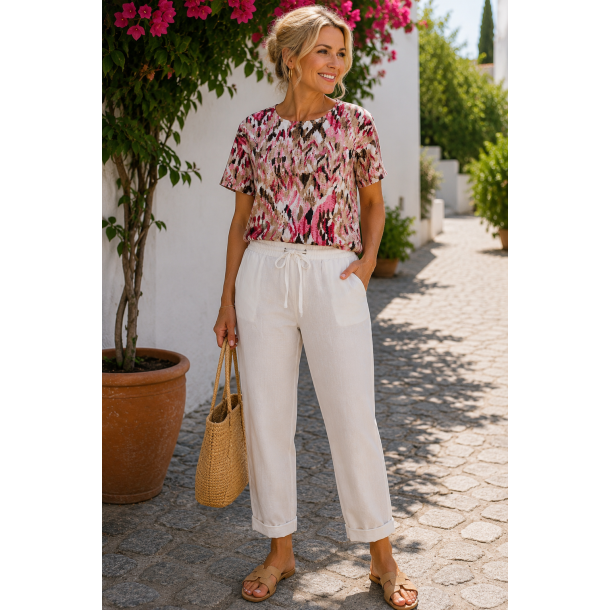 Ofelia Esra Pants - White