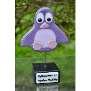 Pingvin - Lyserd/lilla