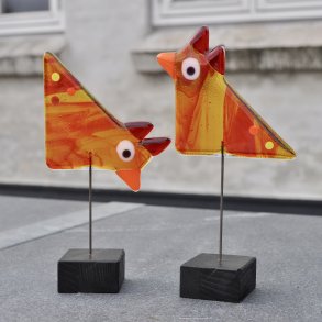 Hns p fod - Gul/orange (2 stk)