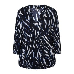 ZE-ZE Nordic Julianna Blouse - Navy