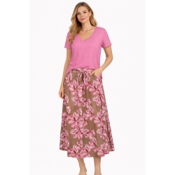 ZE-ZE Doma Skirt - Pink Orchid