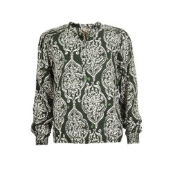 Ofelia Sati Blouse - Green