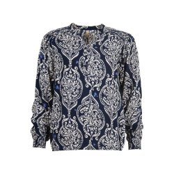 Ofelia Sati Blouse - Blue