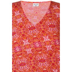 ZE-ZE Kena Top - Coral Poppy